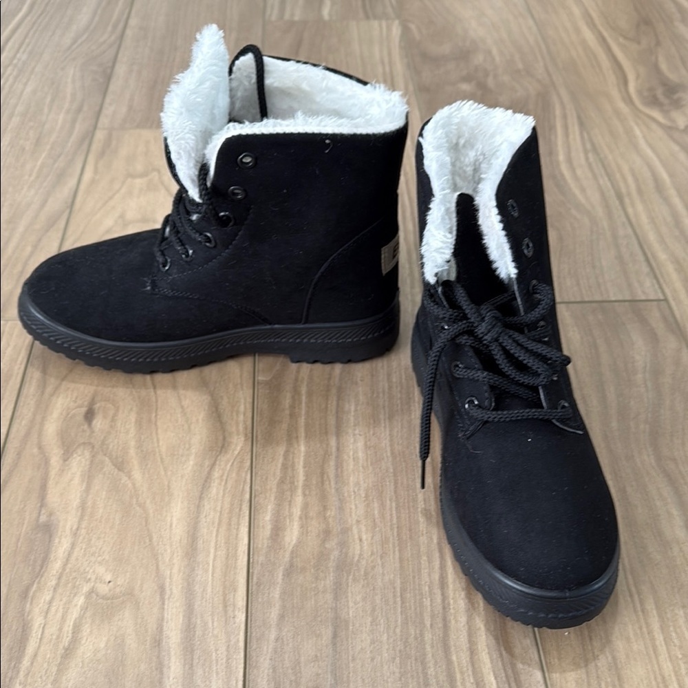 Black Women's Winter Boots